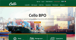 Desktop Screenshot of cellologistics.com