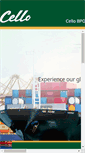 Mobile Screenshot of cellologistics.com